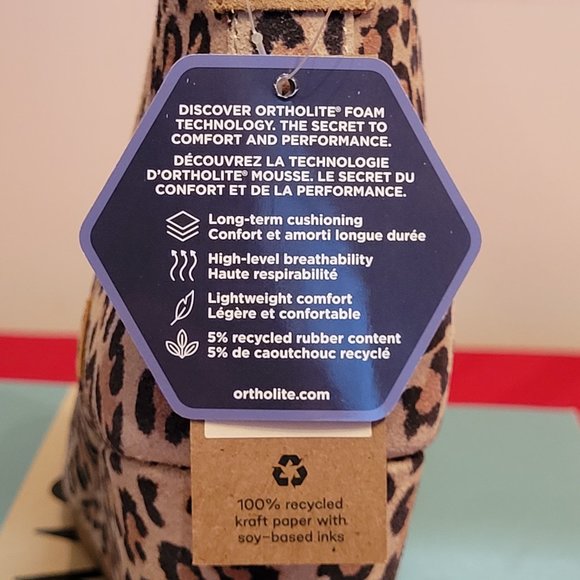 BRAND NEW TOMS, DESERT TAN LEOPARD SUEDE KELSY BOOTIES, 7.5!!! - Picture 5 of 9